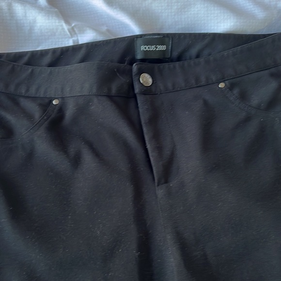 5 for $25 Women’s Focus 2000 black pants. Soft and flattering. Good condition. - Picture 2 of 4